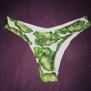 Leafy bikini bottoms S/M